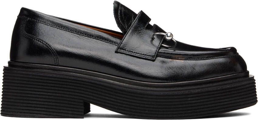 Marni Black Piercing Loafers