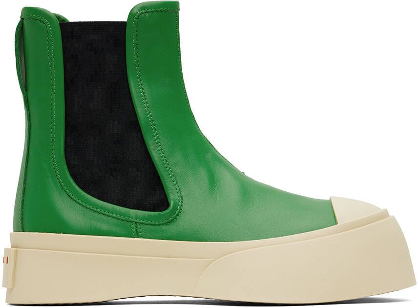 Marni Green Pablo Chelsea Boots