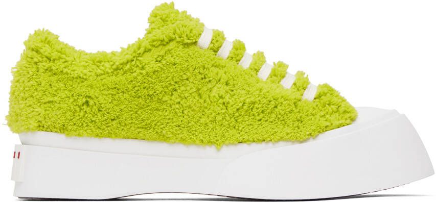 Marni Green Terry Pablo Sneakers
