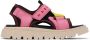 Marni Kids Black & Pink Color Block Sandals - Thumbnail 1