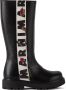 Marni Kids Black Logo Stripe Boots - Thumbnail 1