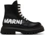 Marni Kids Black Platform Boots - Thumbnail 1