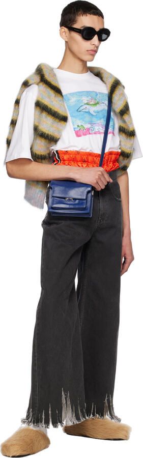 Marni Beige Fussbett Sabot Loafers - Picture 4