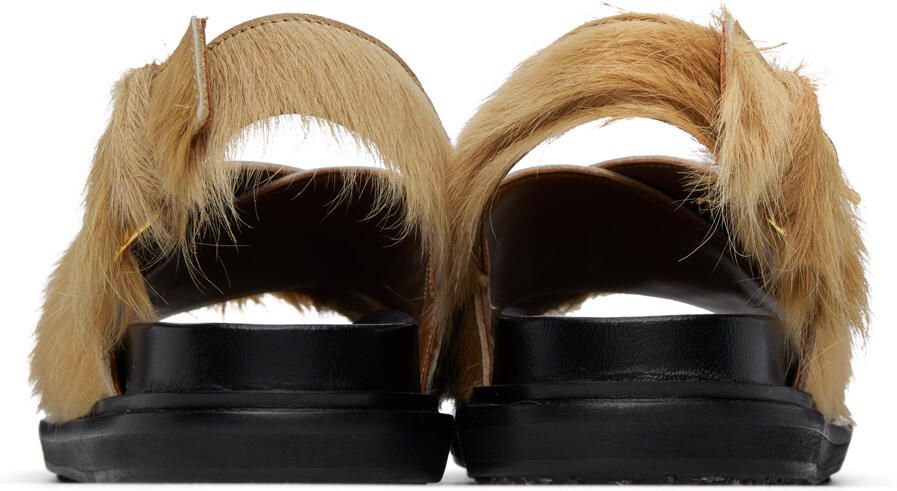 Marni Beige Fussbett Sandals - Picture 5