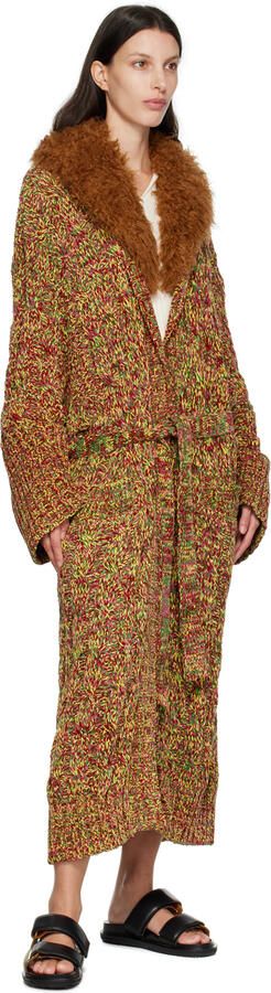 Marni Black & Green Fussbett 2 Strap Sandals - Picture 4