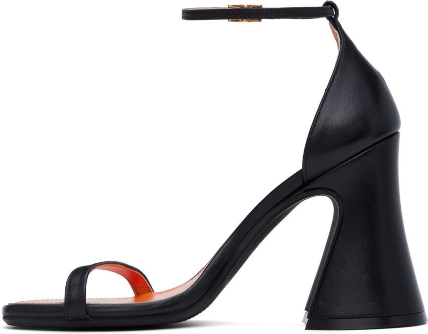 Marni Black Block Heeled Sandals - Picture 3