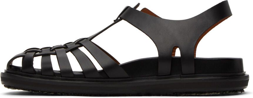 Marni Black Fisherman Sandals - Picture 3