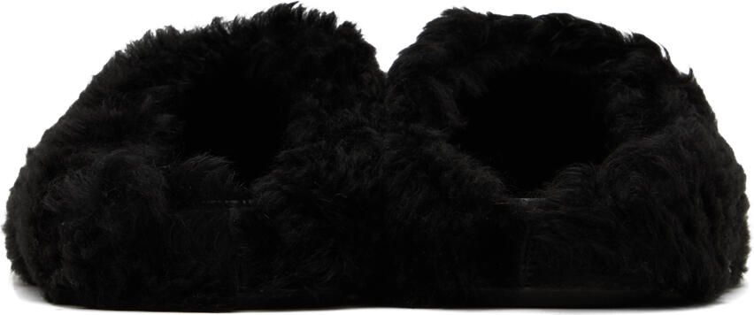 Marni Black Fussbett Sabot Loafers