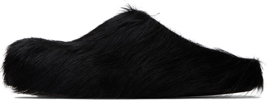 Marni Black Fussbett Sabot Loafers - Picture 3