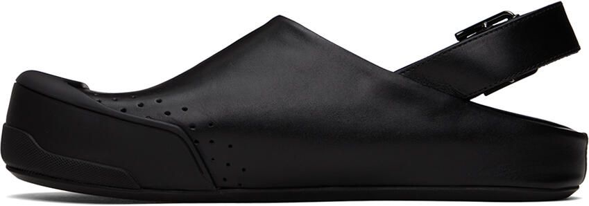 Marni Black Fussbett Sabot Sandals - Picture 4