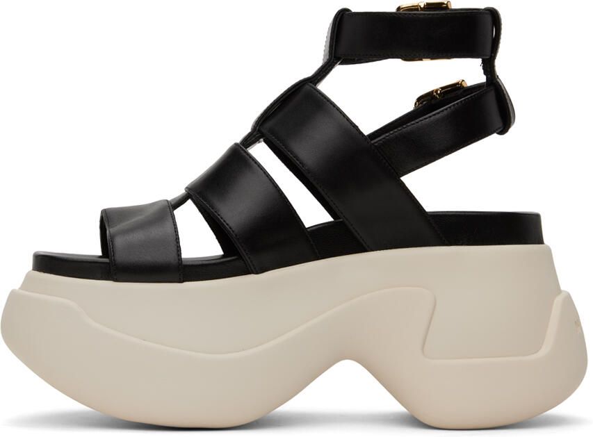 Marni Black Gladiator Platform Sandals - Picture 2