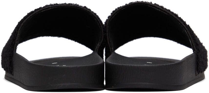 Marni Black Terrycloth Slides - Picture 2