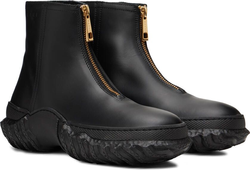 Marni Black Zip Boots - Picture 3