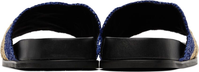 Marni Blue & Beige No Vacancy Inn Edition Fussbett Sandals - Picture 2