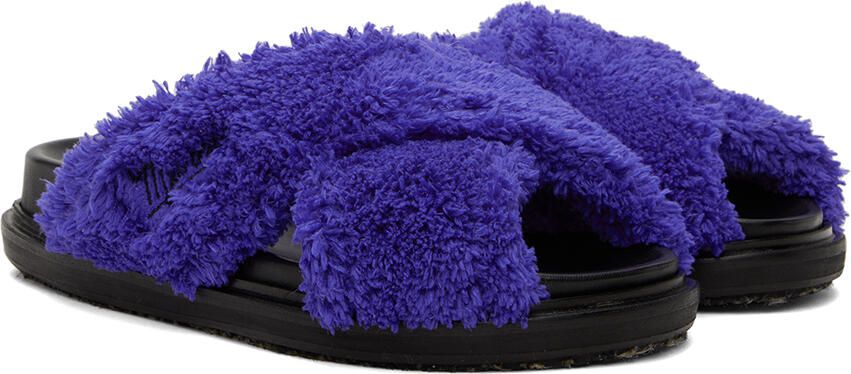 Marni Blue Fussbett Sandals