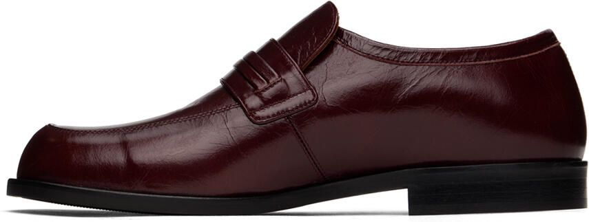 Marni Brown Crinkled Loafers - Picture 3