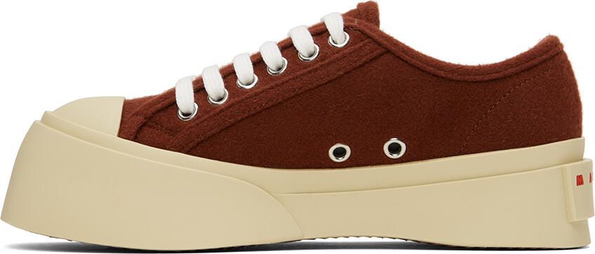 Marni Brown Felt Pablo Sneakers - Picture 3