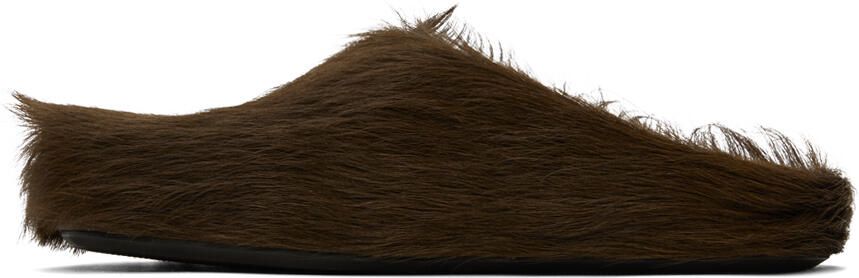 Marni Brown Fussbett Sabot Loafers - Picture 3