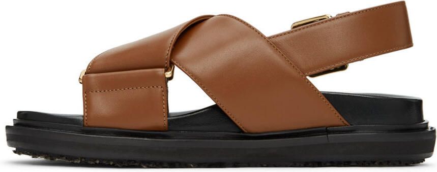 Marni Brown Fussbett Sandals - Picture 3