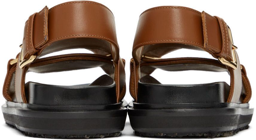 Marni Brown Fussbett Sandals