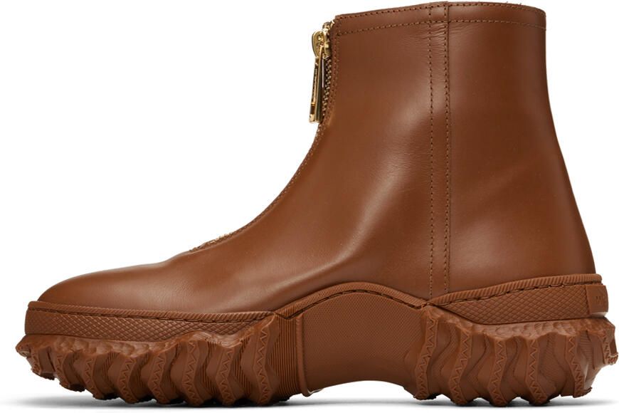 Marni Brown Zip Boots - Picture 2