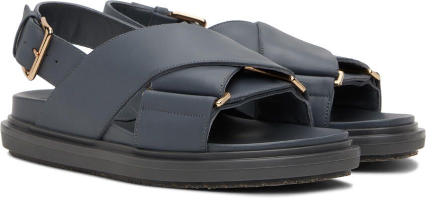 Marni Gray Fussbett Sandals - Picture 2