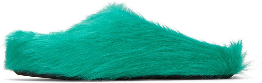 Marni Green Fussbett Sabot Loafers - Picture 3