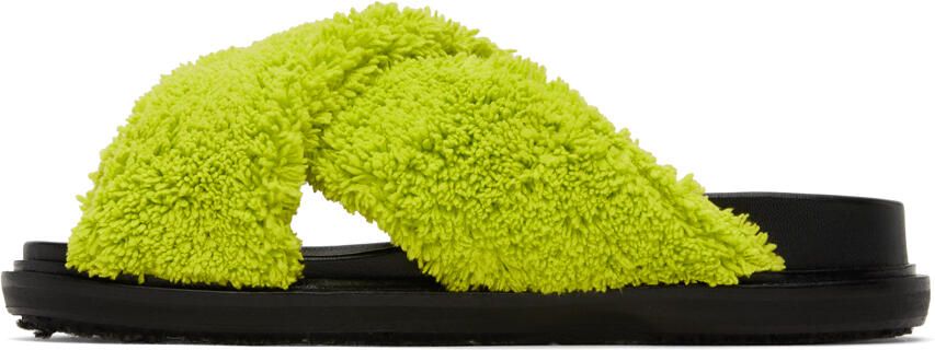 Marni Green Fussbett Sandals - Picture 3