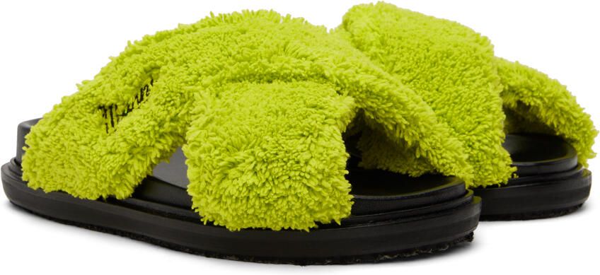 Marni Green Fussbett Sandals