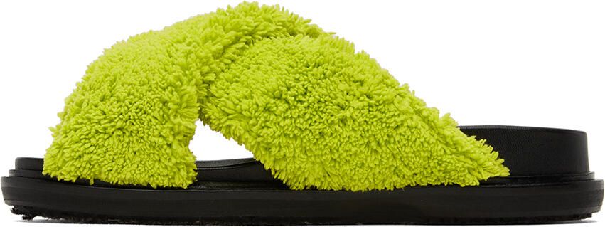 Marni Green Fussbett Sandals - Picture 3