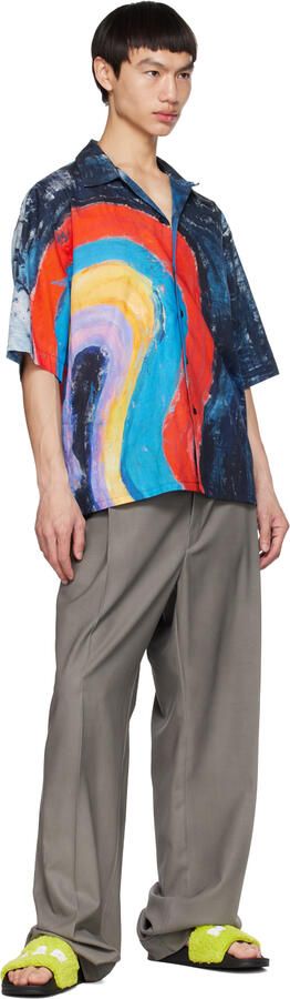 Marni Green Logo Sandals - Picture 4