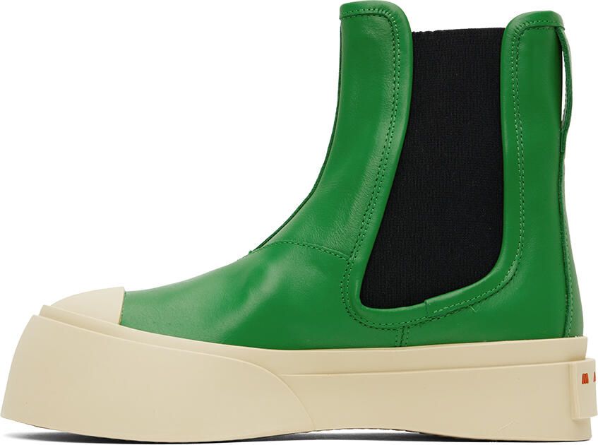 Marni Green Pablo Chelsea Boots - Picture 4