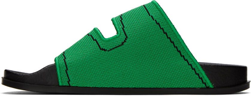 Marni Green Trompe L'oeil Sandals - Picture 4