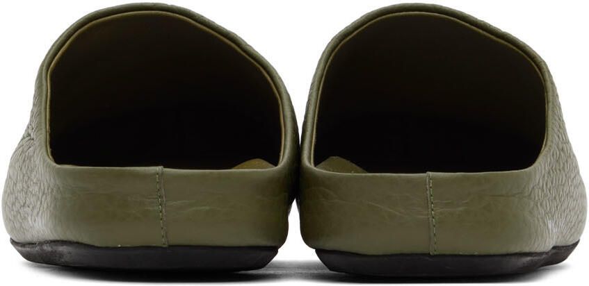 Marni Khaki Fussbett Sabot Loafers