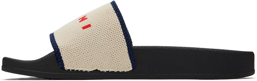 Marni Kids Beige Logo Sandals - Picture 3