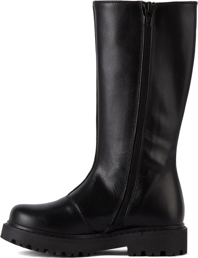 Marni Kids Black Logo Stripe Boots - Picture 2