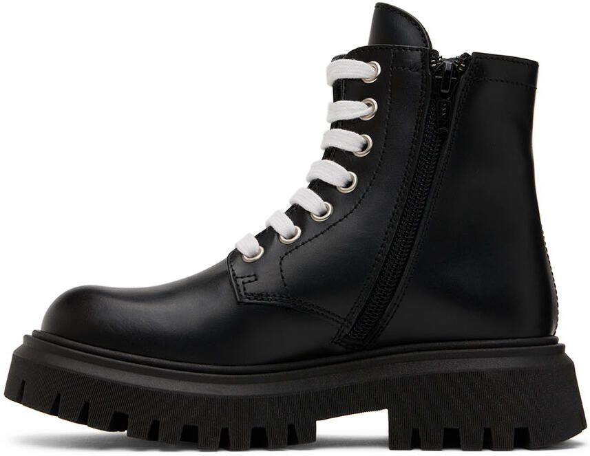 Marni Kids Black Platform Boots - Picture 3