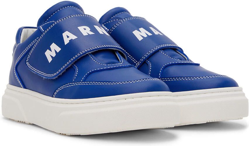 Marni Kids Blue Velcro Sneakers - Picture 2