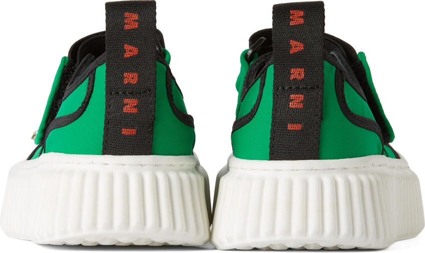 Marni Kids Green Jewel Sneakers