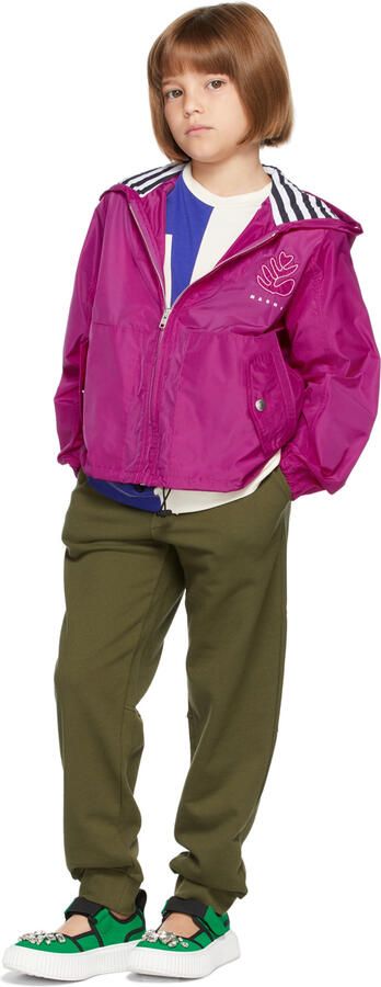 Marni Kids Green Jewel Sneakers - Picture 4