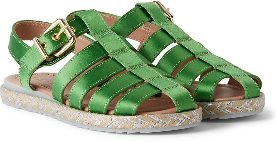 Marni Kids Green Maritime Sandals - Picture 2