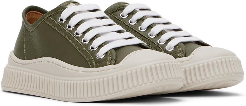 Marni Kids Khaki Pablo Sneakers - Picture 2