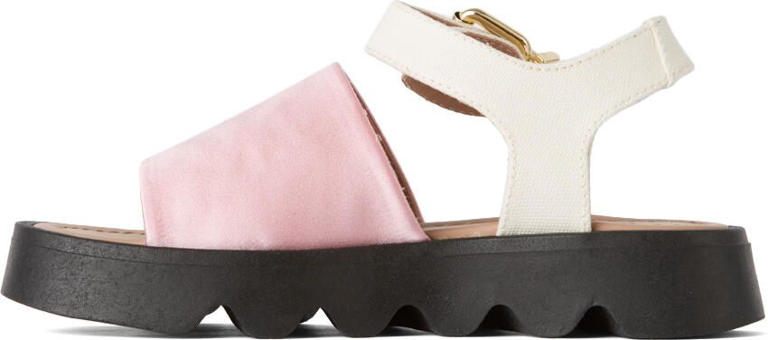 Marni Kids Pink Strap Sandals - Picture 4