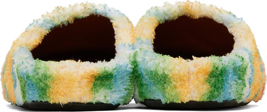 Marni Brown Shearling Fussbett Sabot Slippers