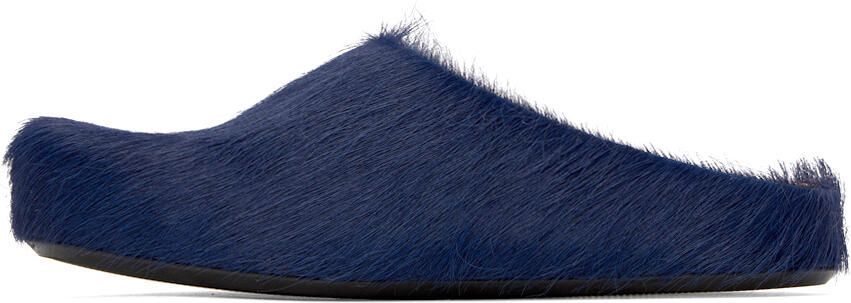 Marni Navy Fussbett Sabot Slides - Picture 3