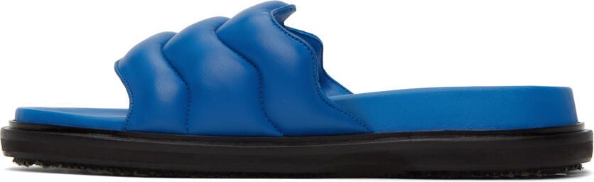 Marni Navy Fussbett Slides - Picture 4