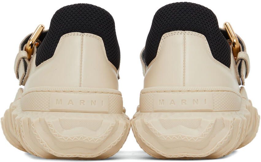 Marni Off-White T-Bar Lace-Ups