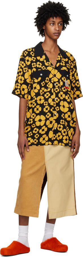 Marni Red Calf-Hair Fussbett Sabot Loafers - Picture 6