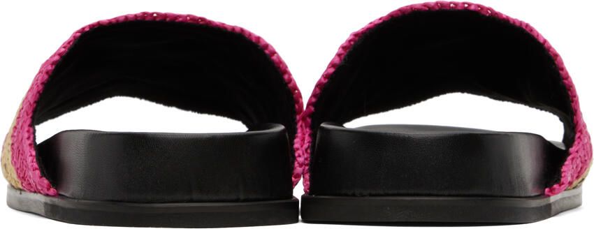 Marni Pink & Beige No Vacancy Inn Edition Fussbett Sandals - Picture 2