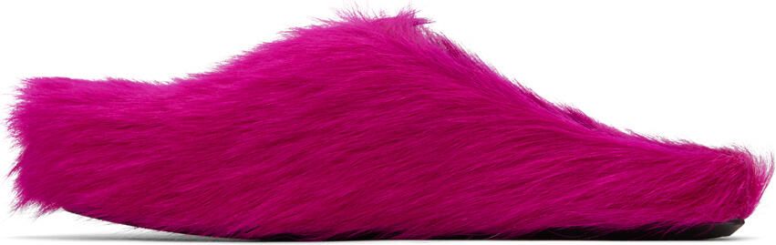 Marni Pink Fussbett Sabot Loafers - Picture 4